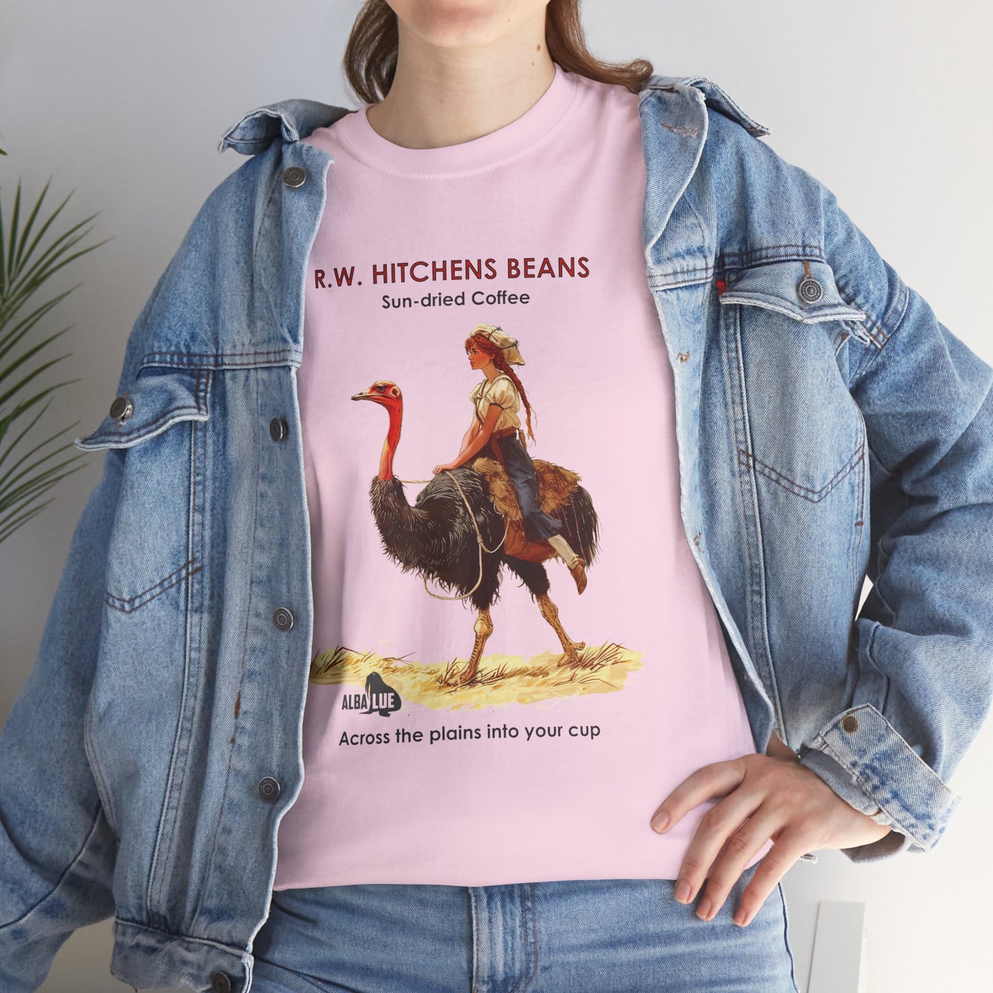 Vintage Ostrich Coffee Ad - T-Shirt