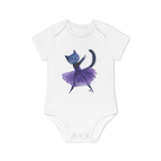Ballerina Cat - Infant Bodysuit Organic