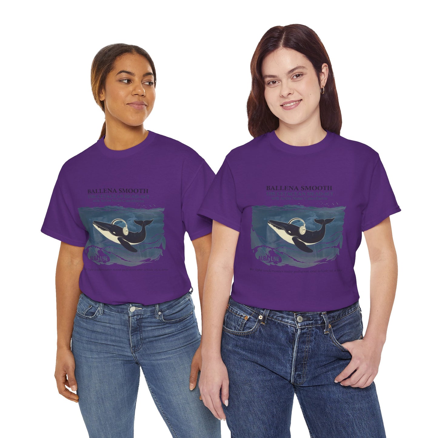Whale Headphones - T-shirt