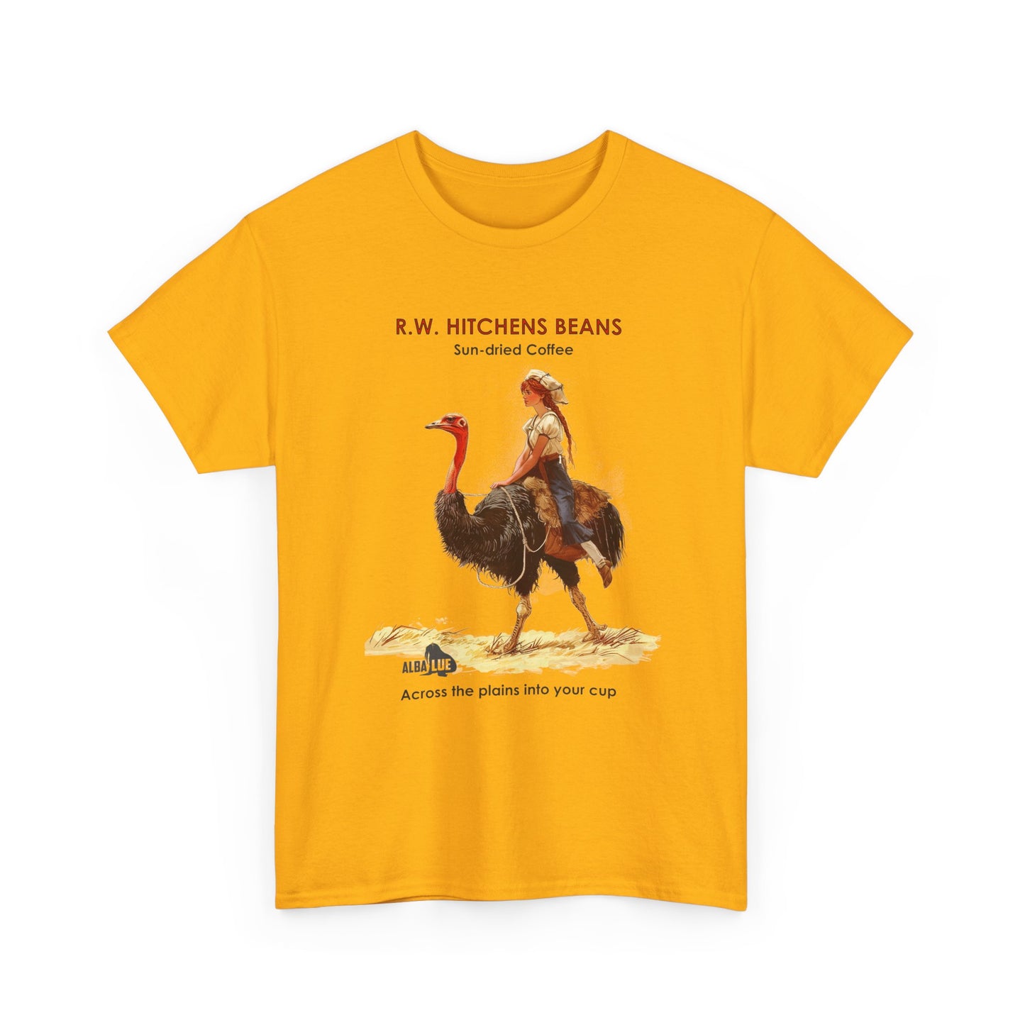 Vintage Ostrich Coffee Ad - T-Shirt
