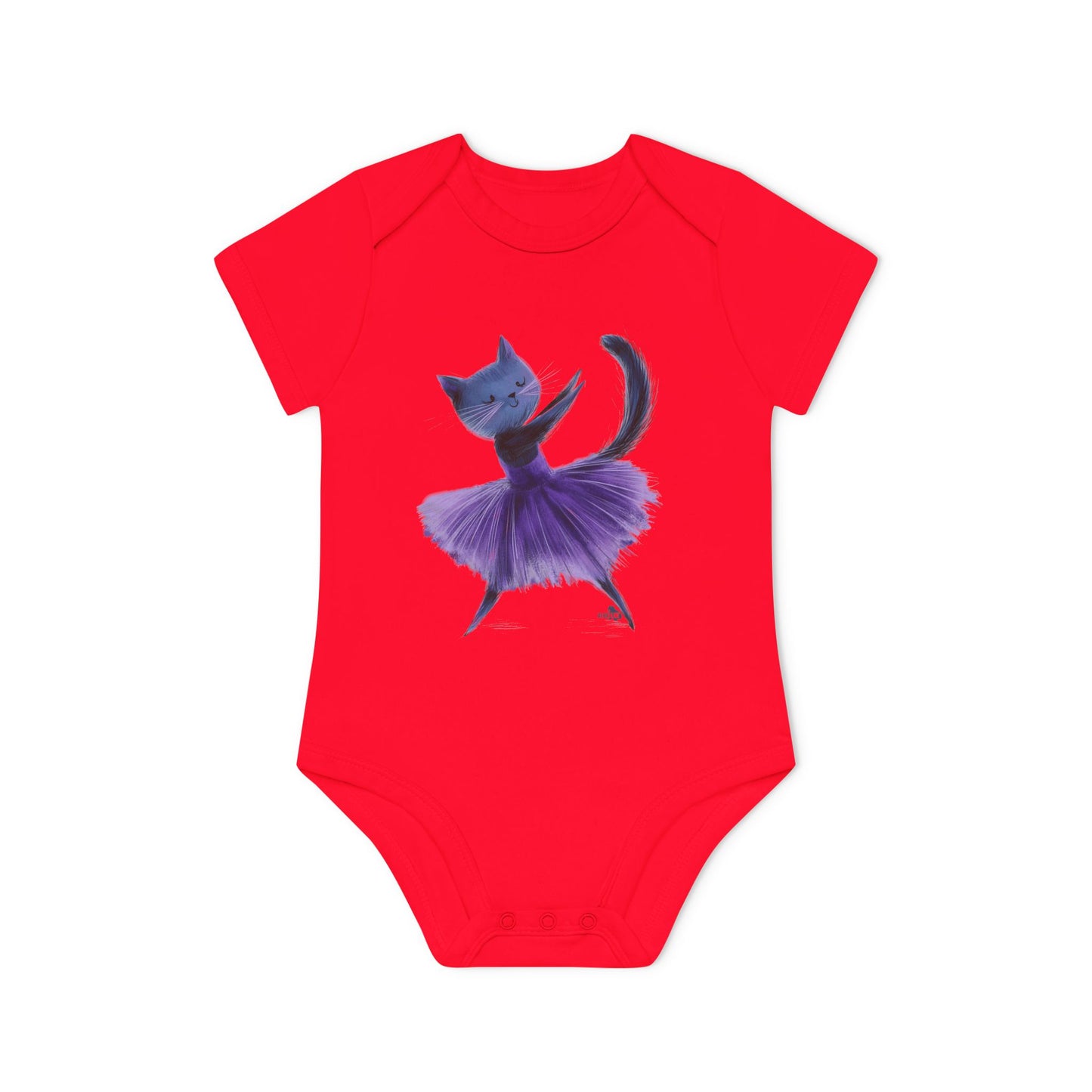 Ballerina Cat - Infant Bodysuit Organic