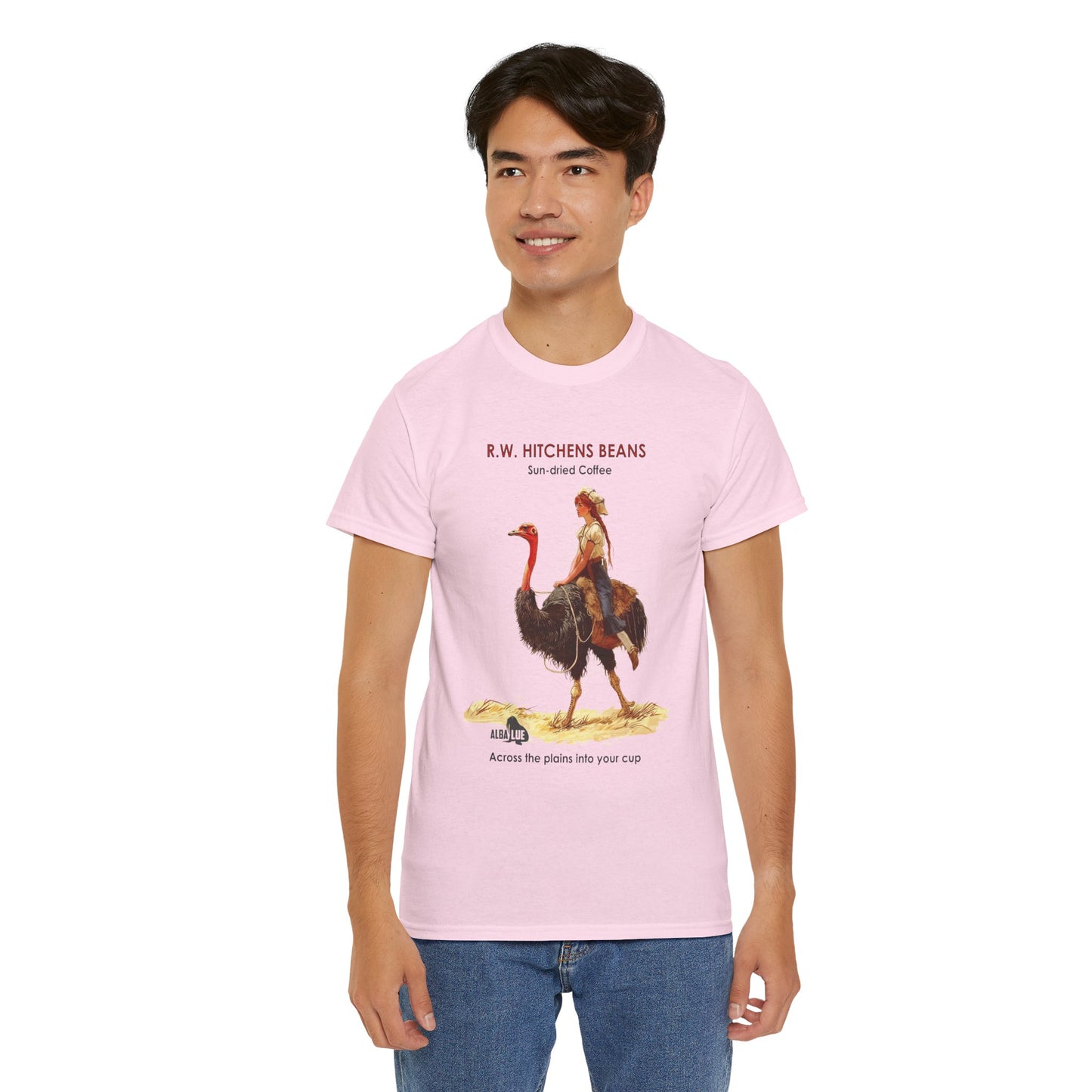 Vintage Ostrich Coffee Ad - T-Shirt