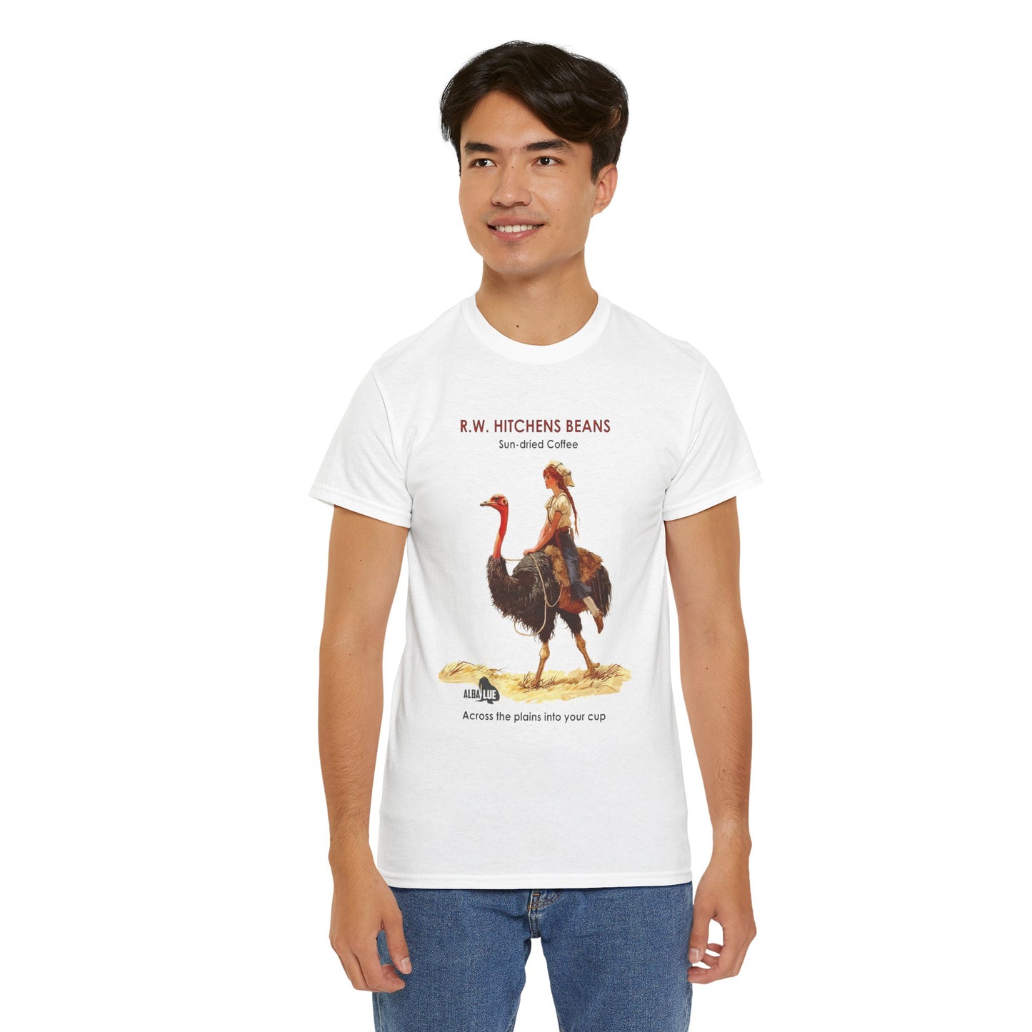 Vintage Ostrich Coffee Ad - T-Shirt