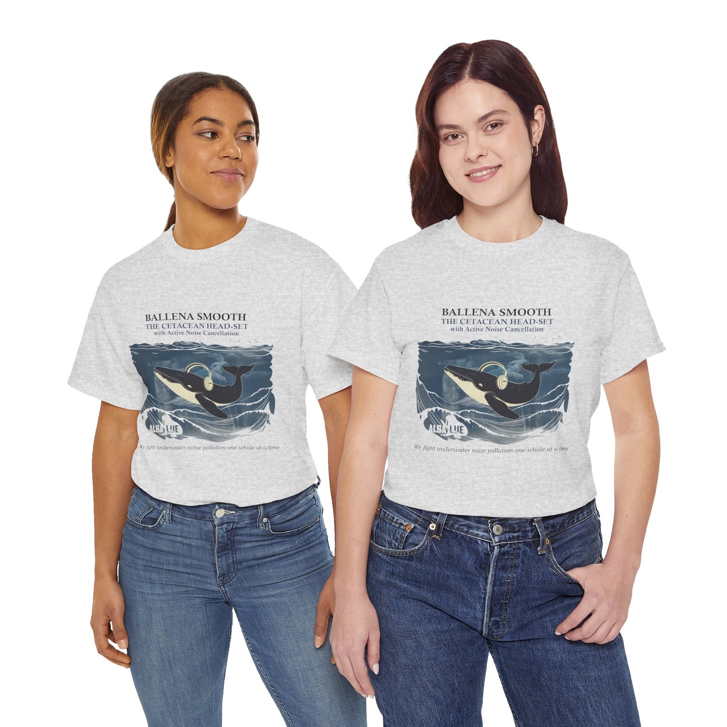 Whale Headphones - T-shirt