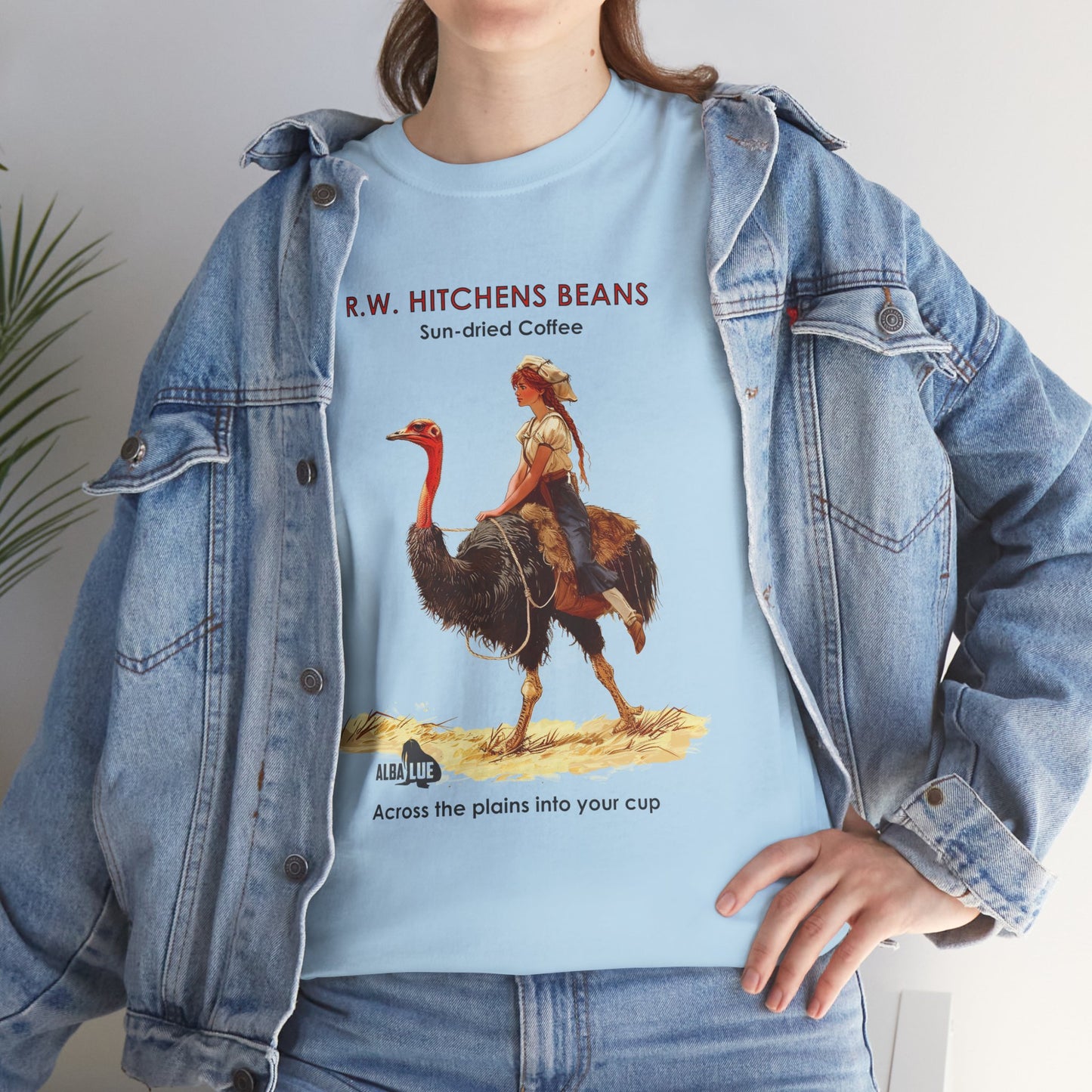 Vintage Ostrich Coffee Ad - T-Shirt