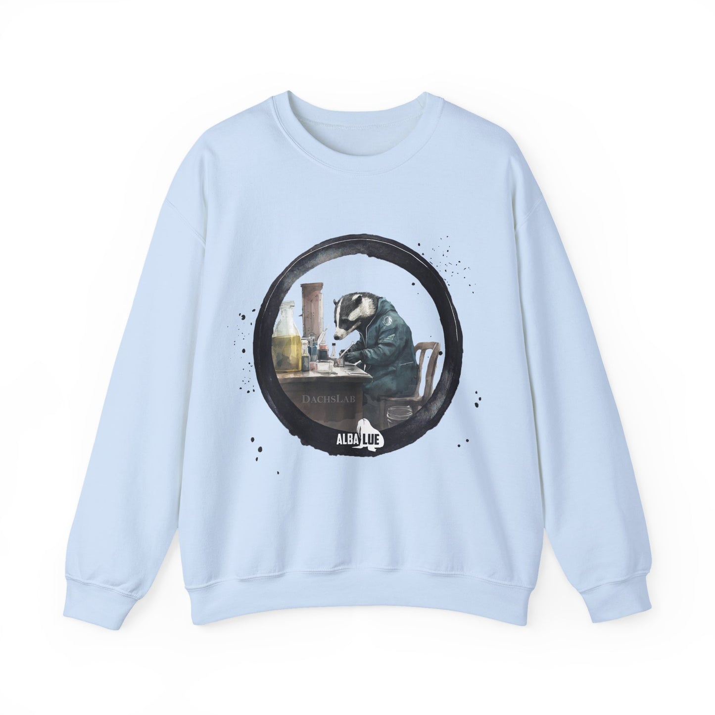 Badger in a Lab - Crewneck Sweatshirt