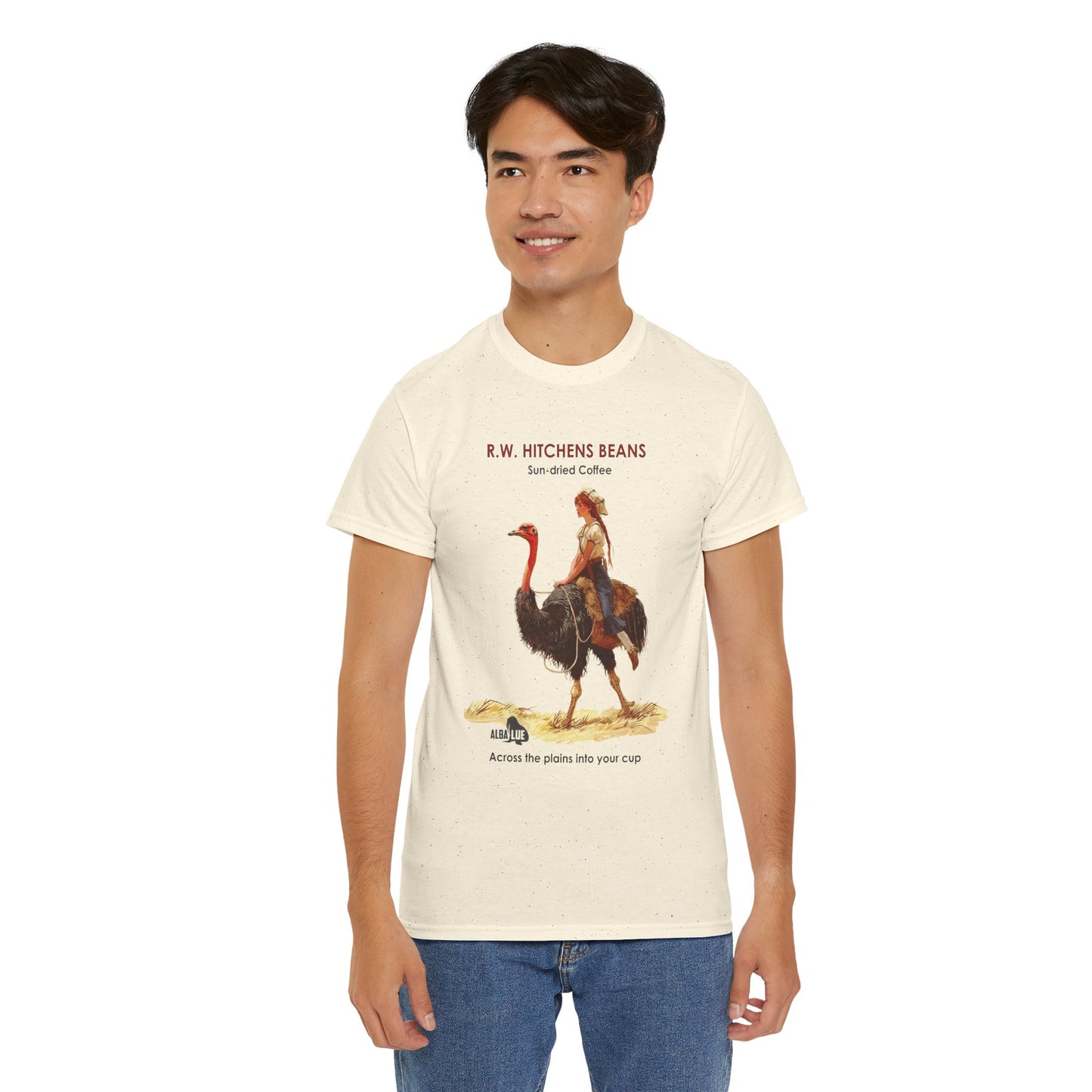 Vintage Ostrich Coffee Ad - T-Shirt