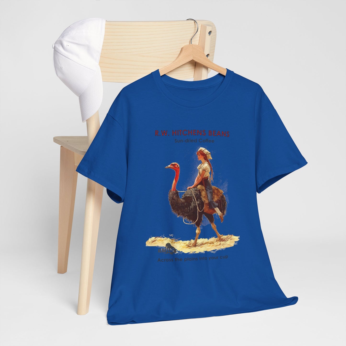 Vintage Ostrich Coffee Ad - T-Shirt
