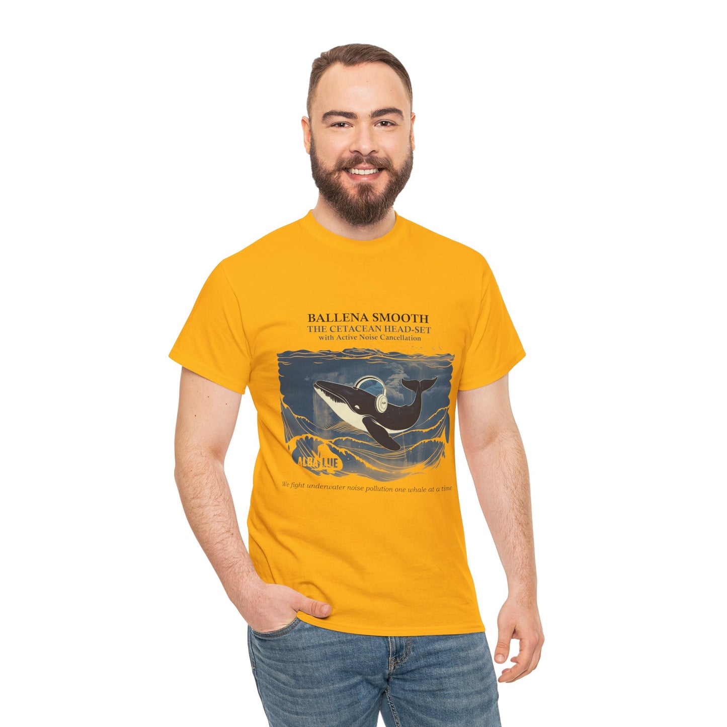 Whale Headphones - T-shirt