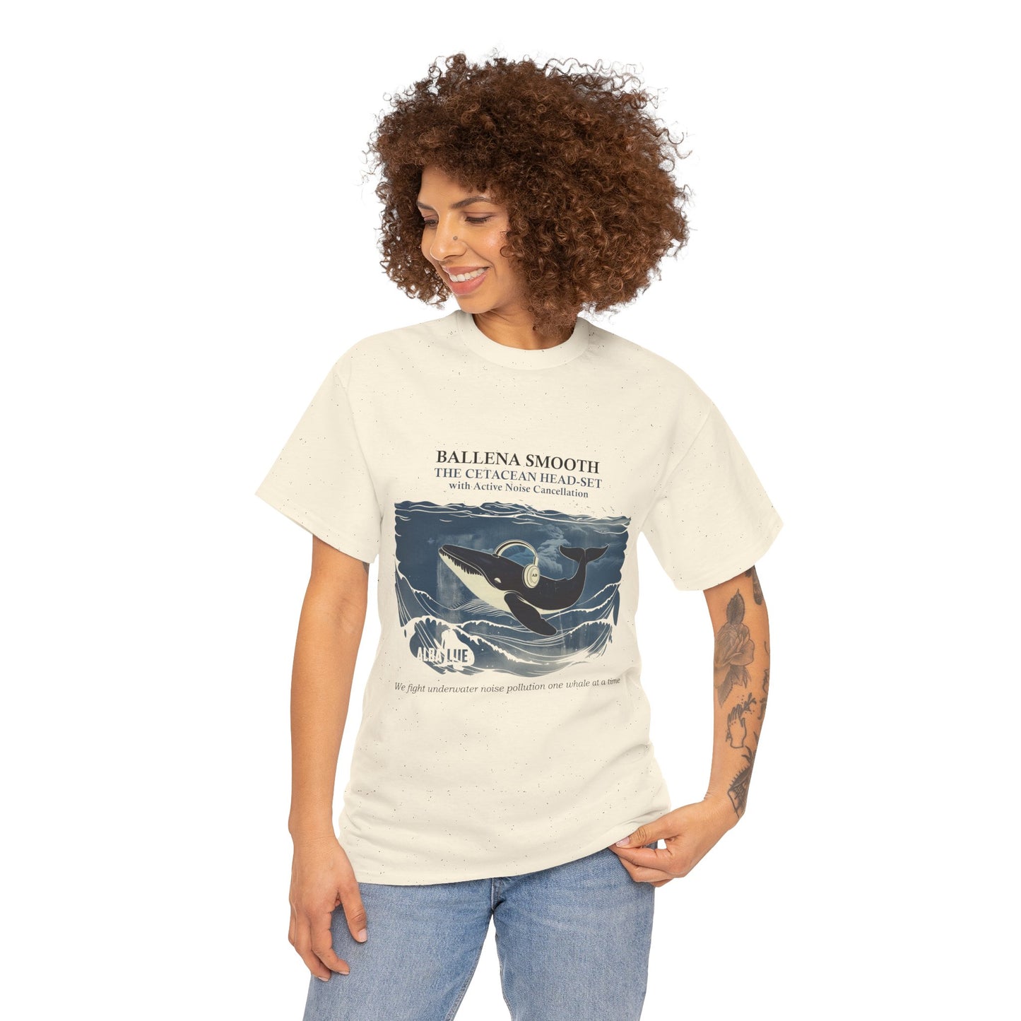 Whale Headphones - T-shirt