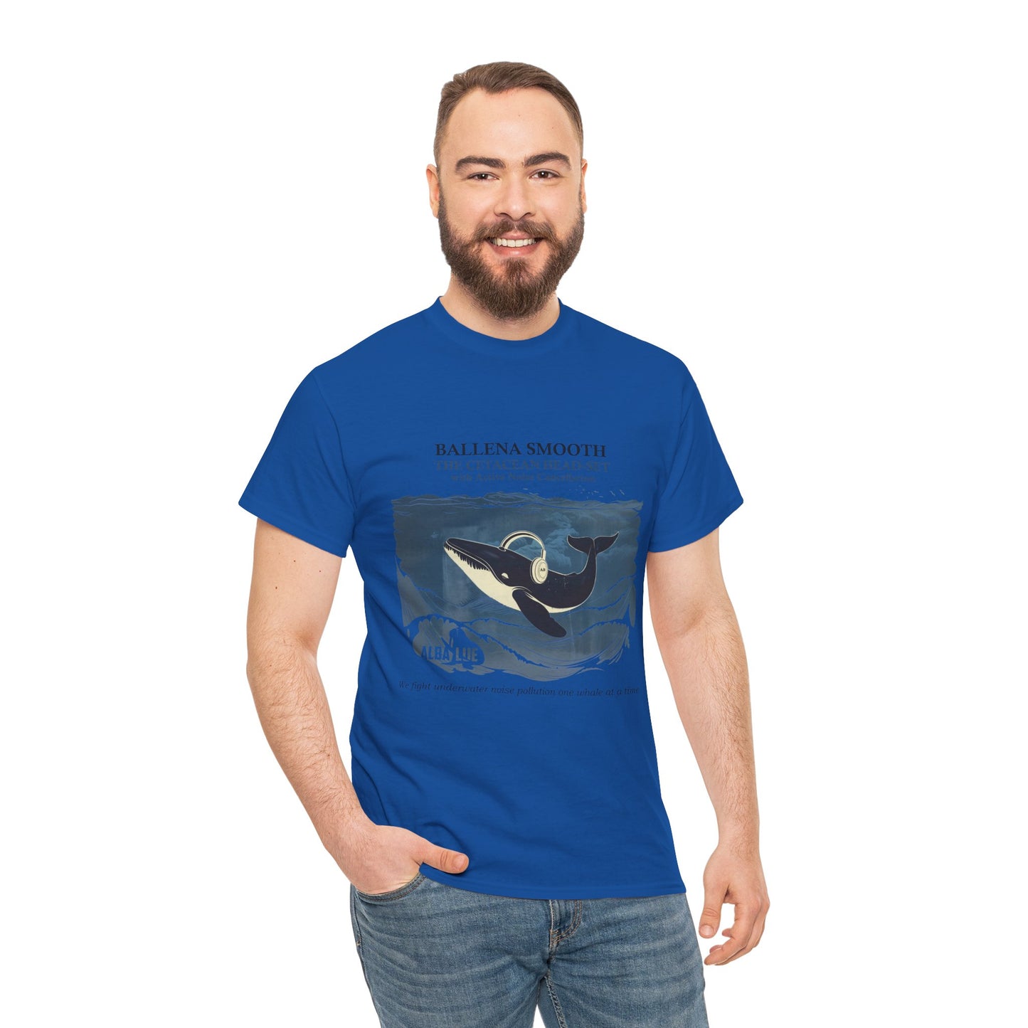 Whale Headphones - T-shirt