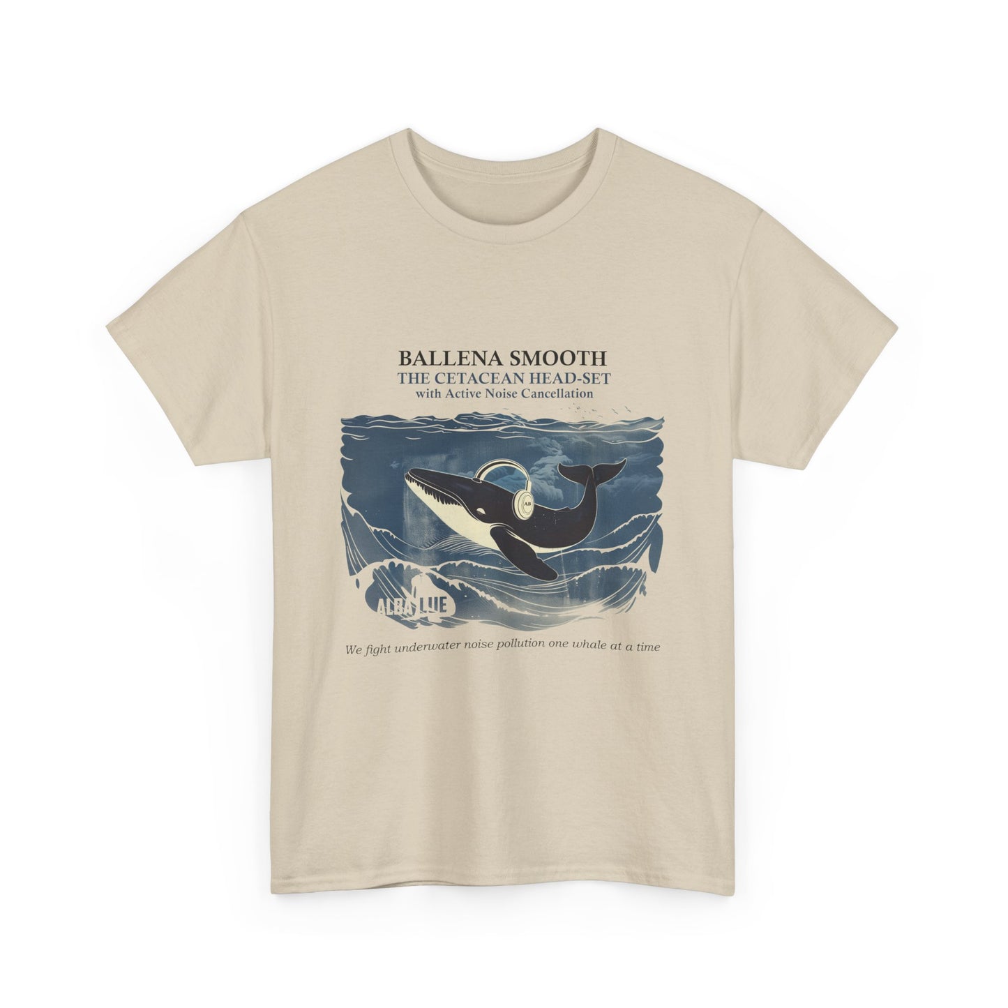 Whale Headphones - T-shirt