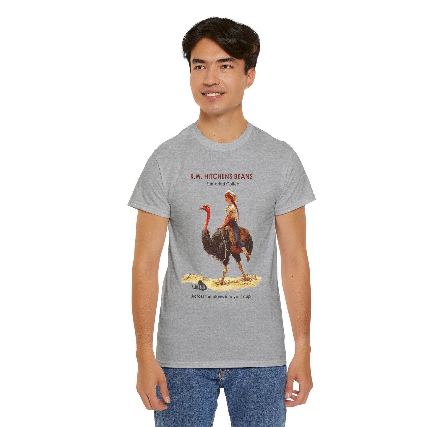 Vintage Ostrich Coffee Ad - T-Shirt