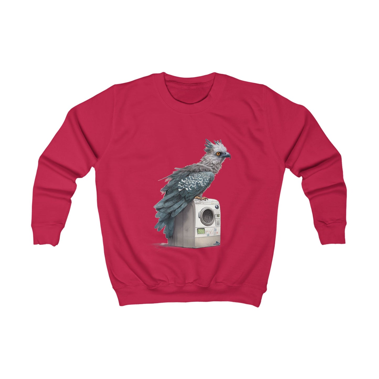 Harpy Eagle Sitting on a Washing Machine - Youth Sweatshirt