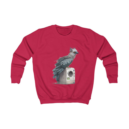 Harpy Eagle Sitting on a Washing Machine - Youth Sweatshirt
