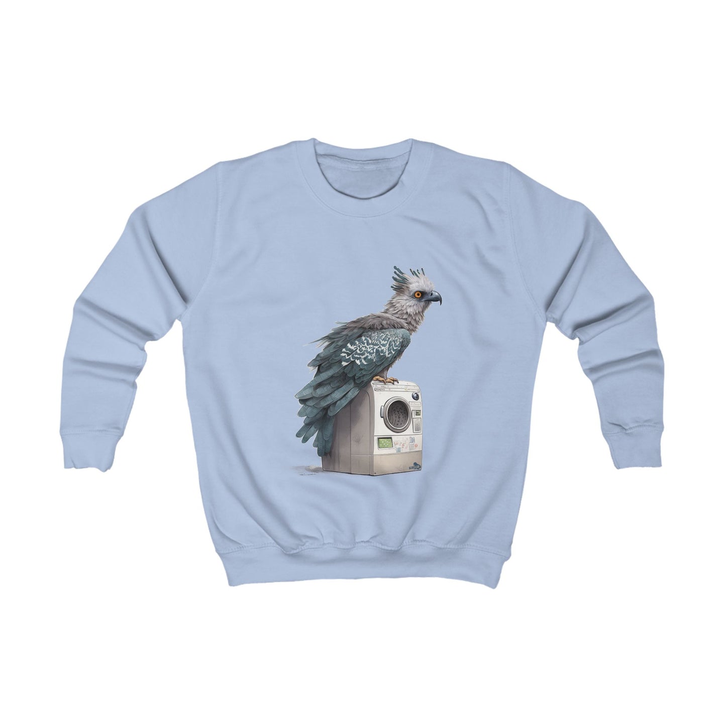 Harpy Eagle Sitting on a Washing Machine - Youth Sweatshirt