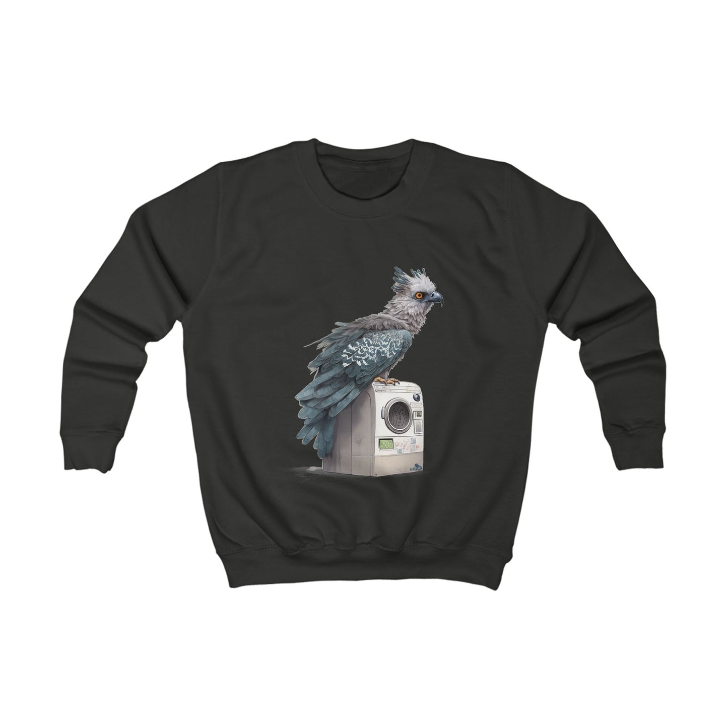 Harpy Eagle Sitting on a Washing Machine - Youth Sweatshirt