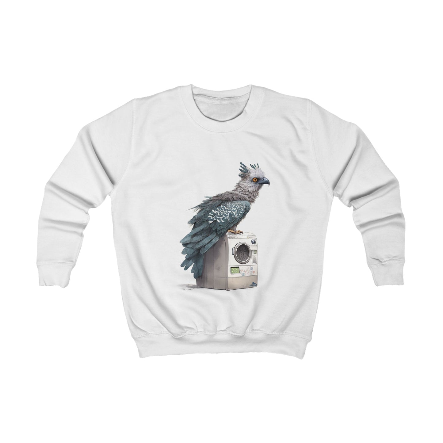 Harpy Eagle Sitting on a Washing Machine - Youth Sweatshirt