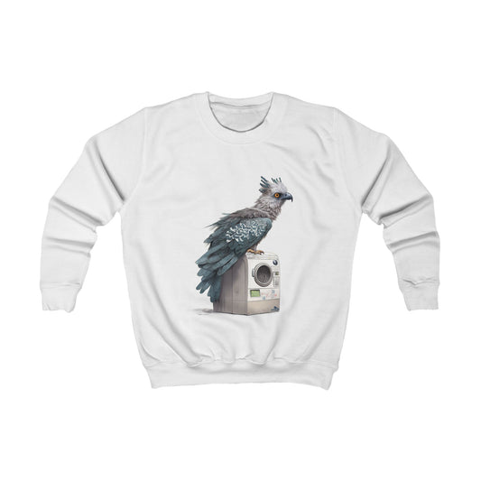 Harpy Eagle Sitting on a Washing Machine - Youth Sweatshirt