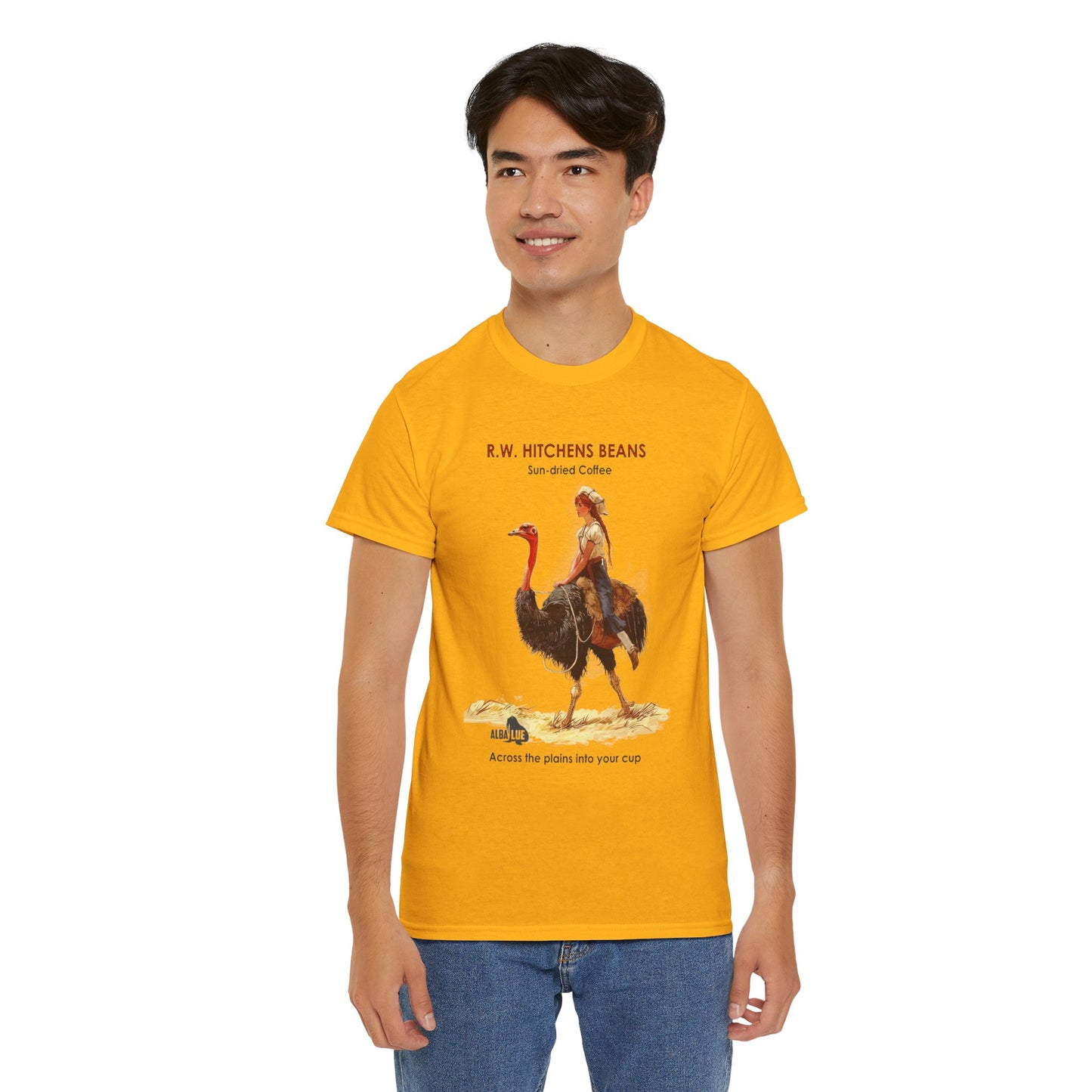 Vintage Ostrich Coffee Ad - T-Shirt