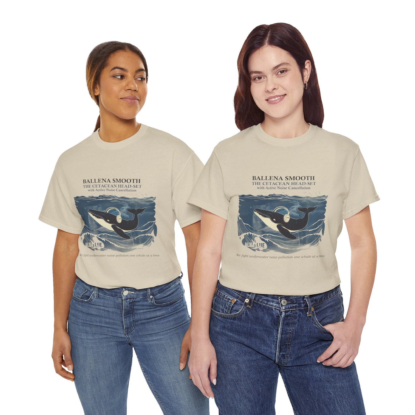 Whale Headphones - T-shirt