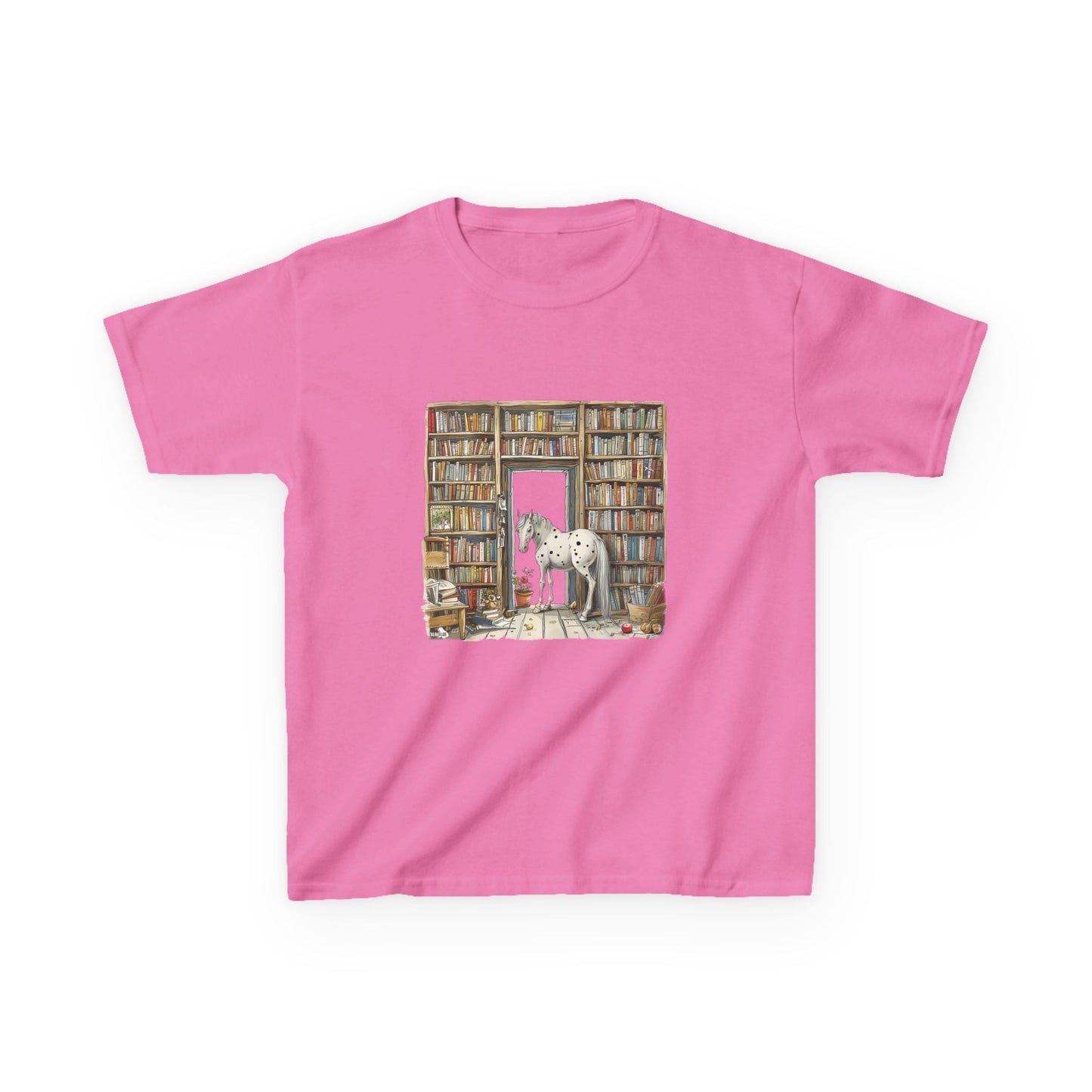 Horse in a Library - Youth T-shirt