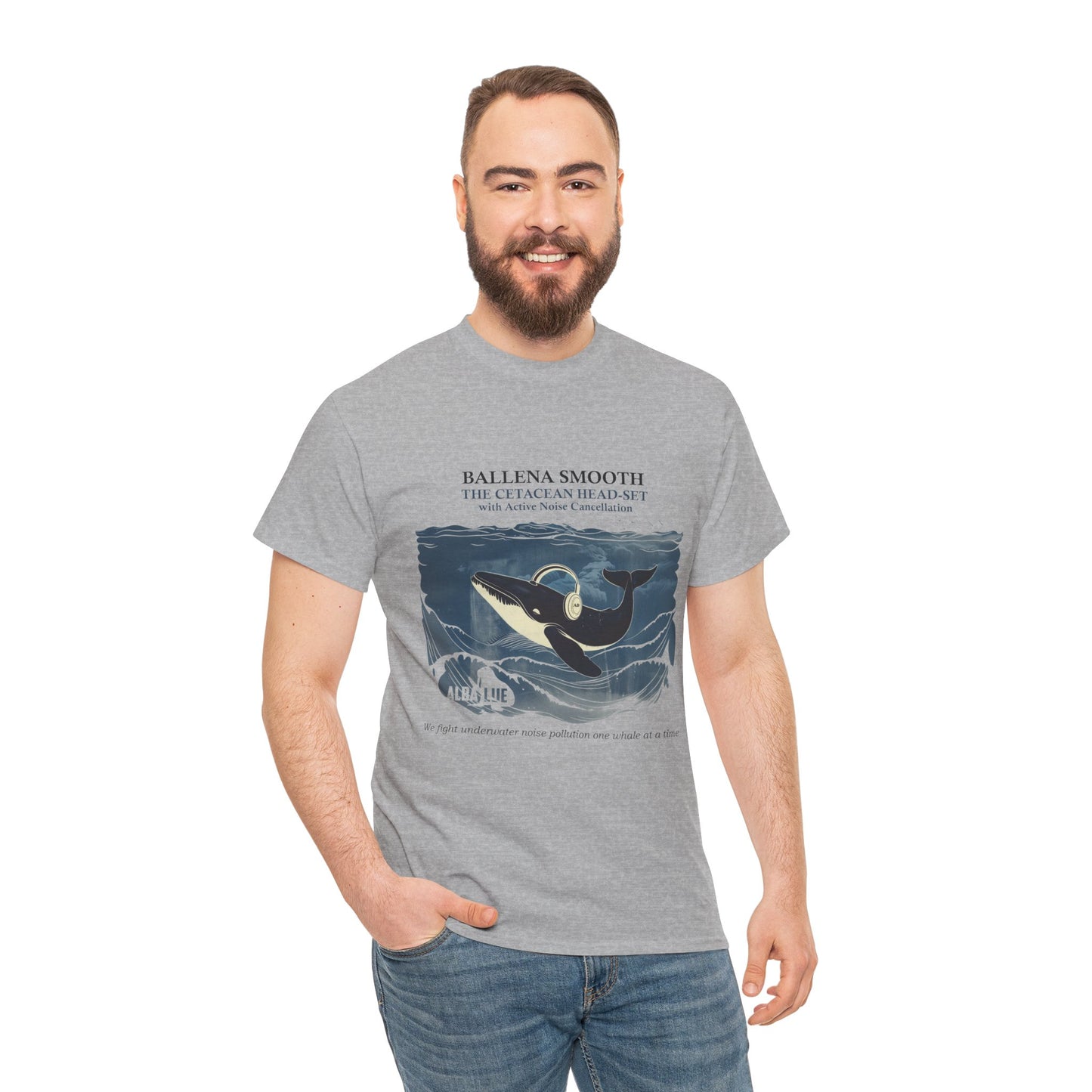 Whale Headphones - T-shirt