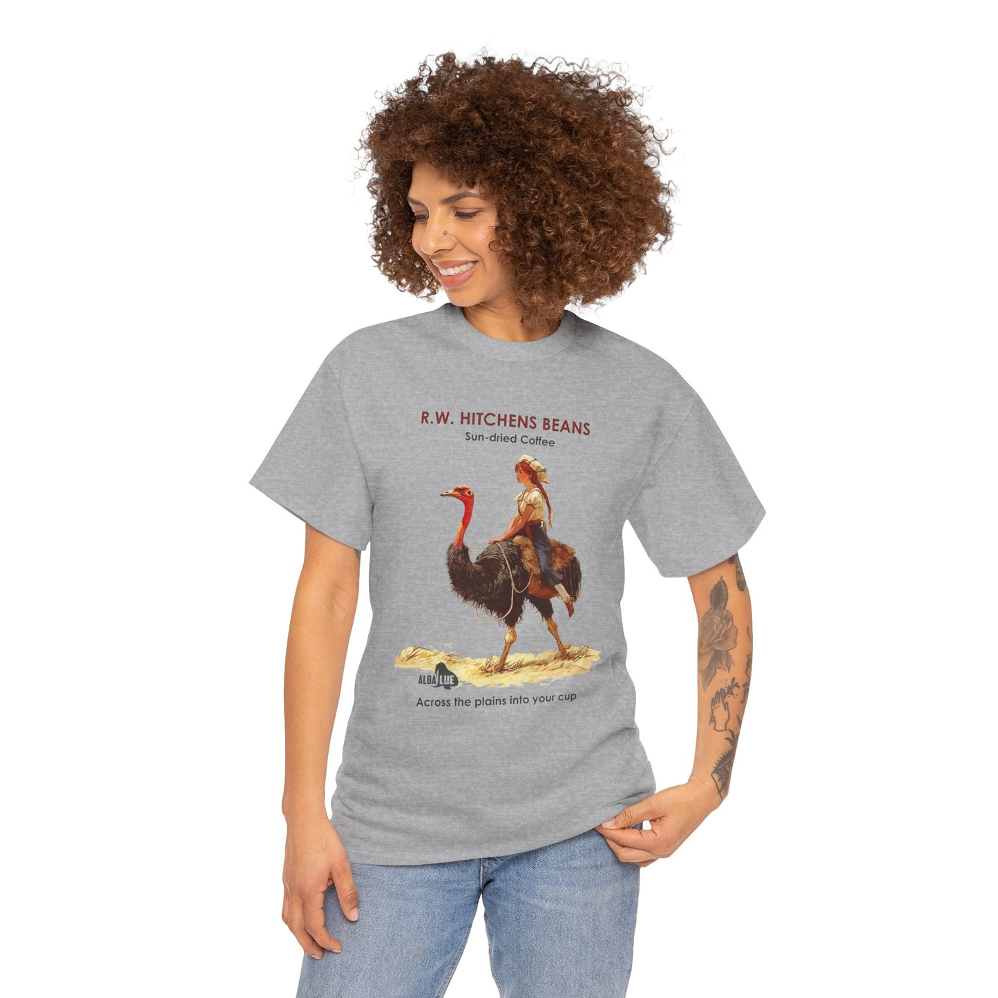 Vintage Ostrich Coffee Ad - T-Shirt