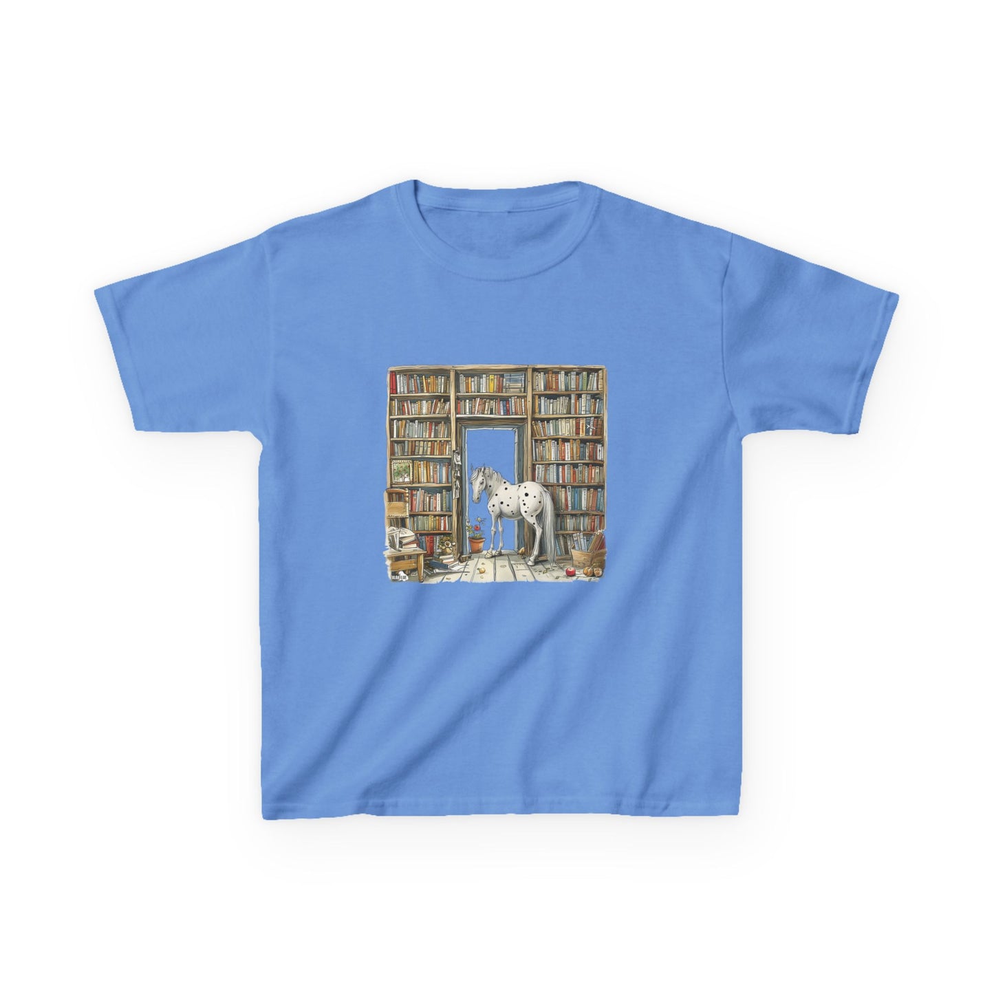 Horse in a Library - Youth T-shirt