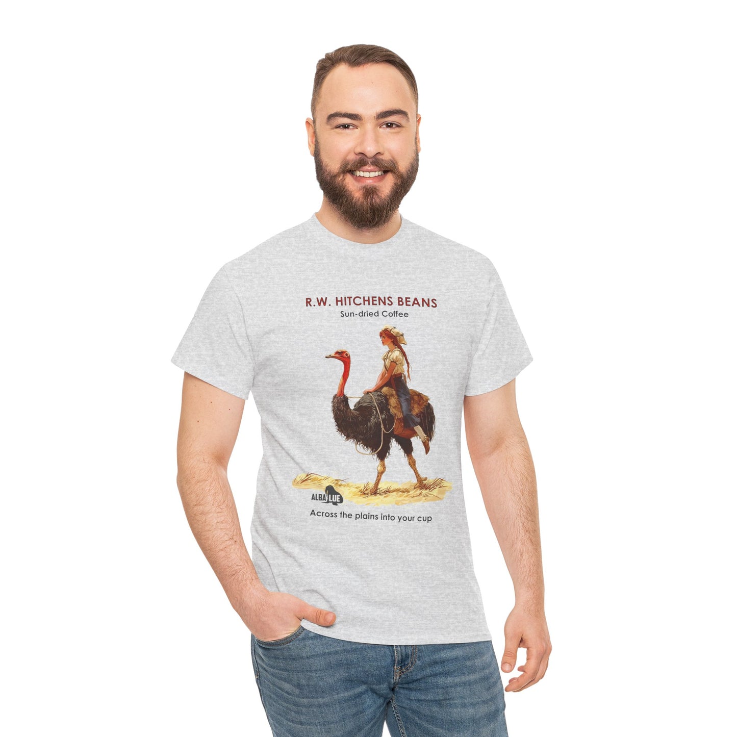Vintage Ostrich Coffee Ad - T-Shirt