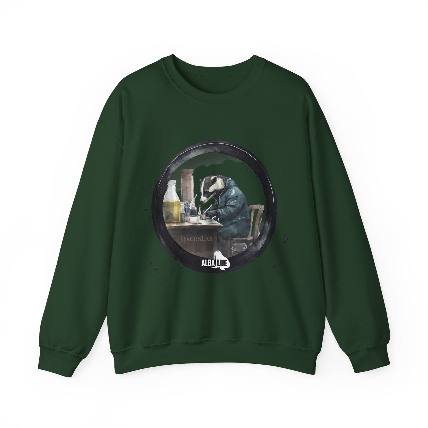 Badger in a Lab - Crewneck Sweatshirt