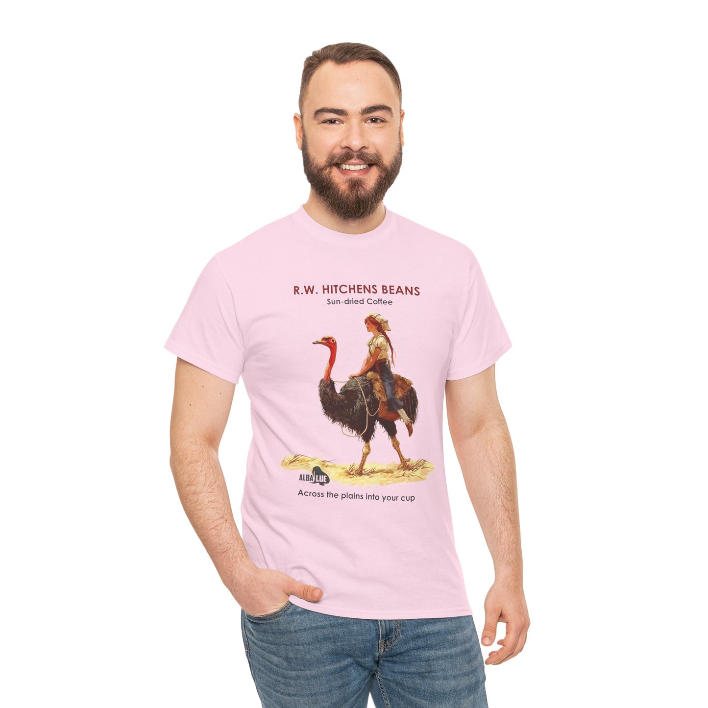 Vintage Ostrich Coffee Ad - T-Shirt