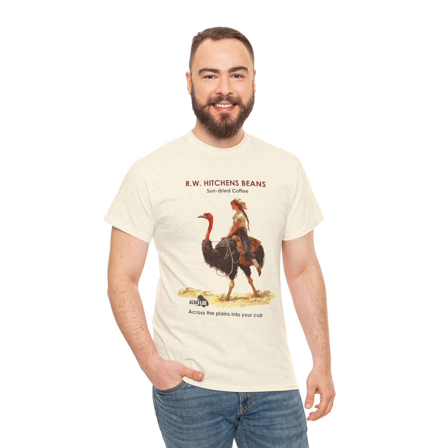 Vintage Ostrich Coffee Ad - T-Shirt