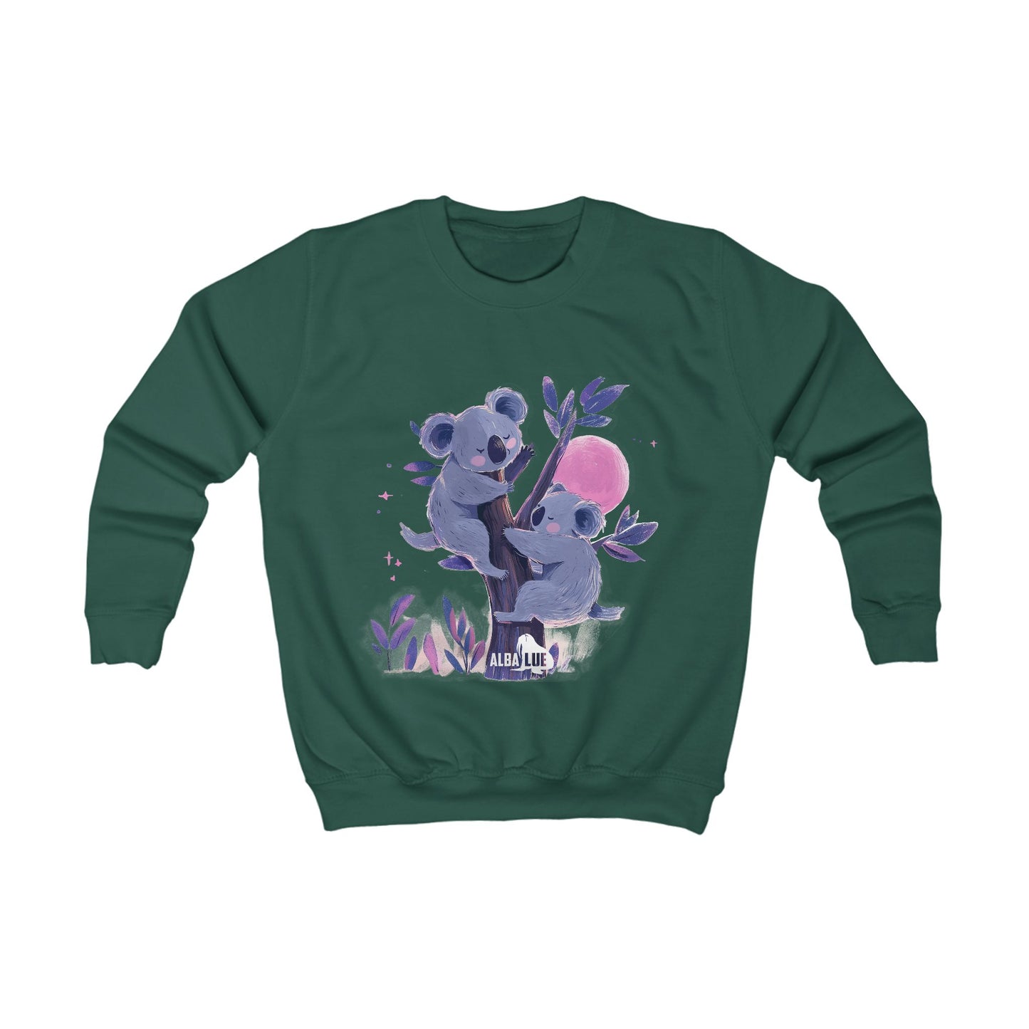 Sleepy Koalas on Full Moon - Kids Sweatshirt