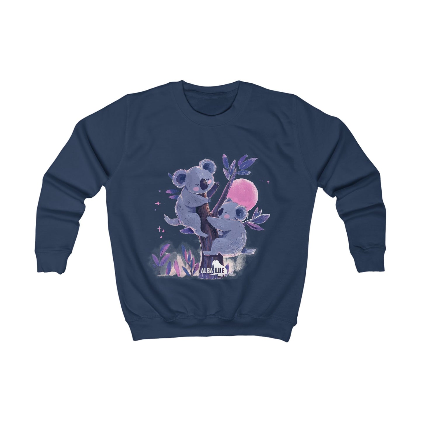 Sleepy Koalas on Full Moon - Kids Sweatshirt