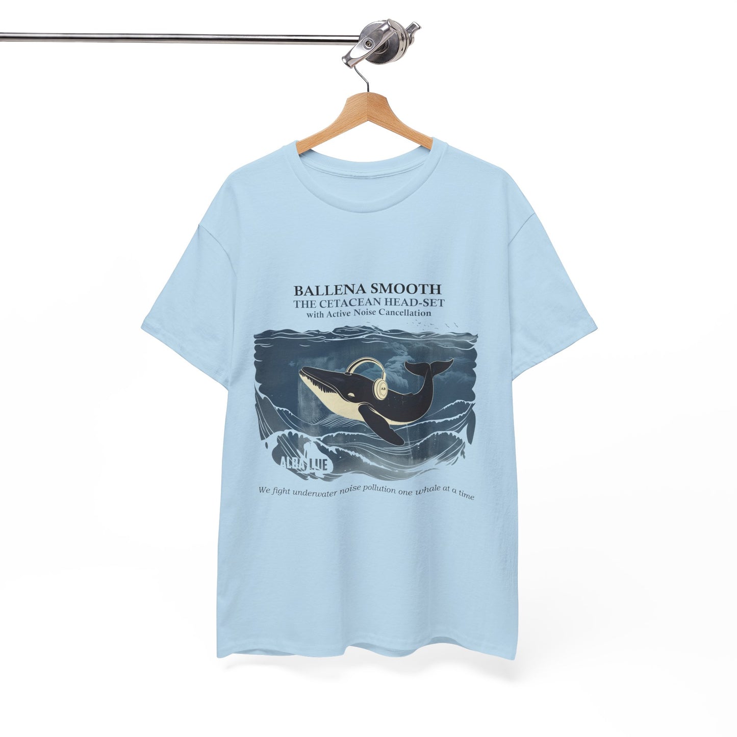Whale Headphones - T-shirt