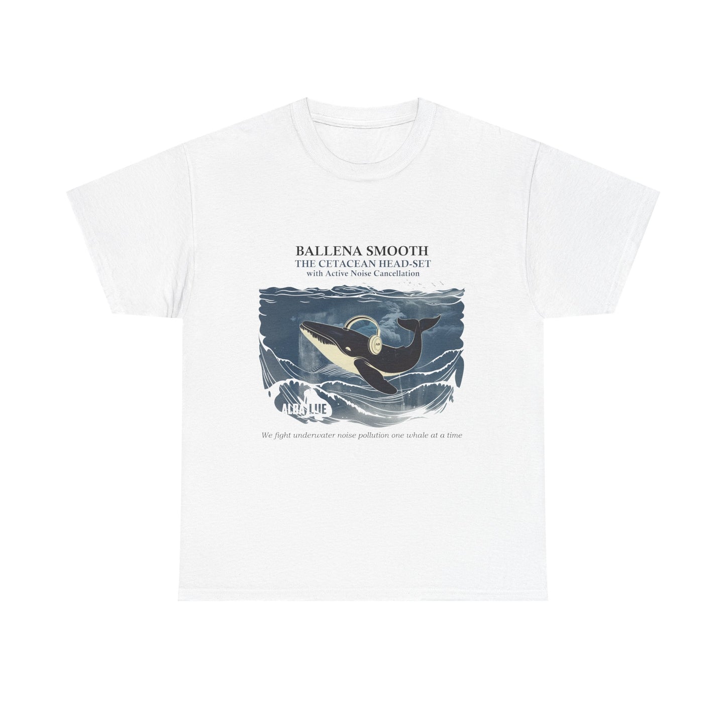 Whale Headphones - T-shirt