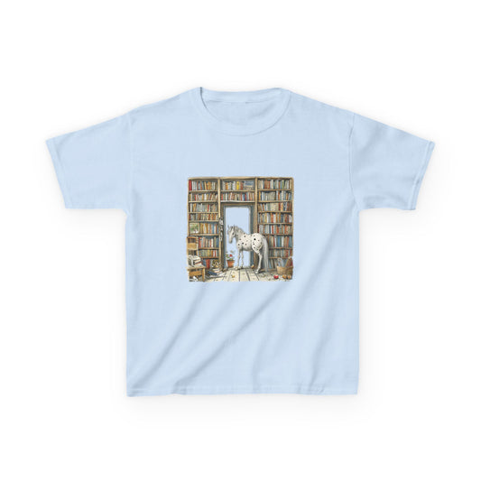 Horse in a Library - Youth T-shirt