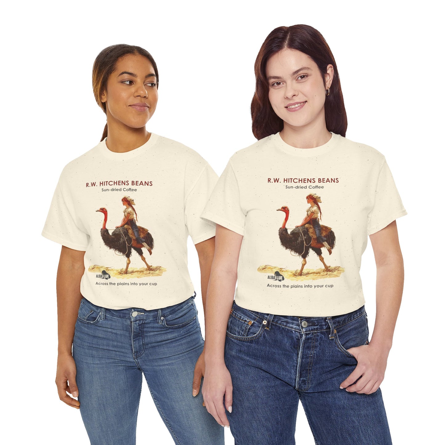 Vintage Ostrich Coffee Ad - T-Shirt
