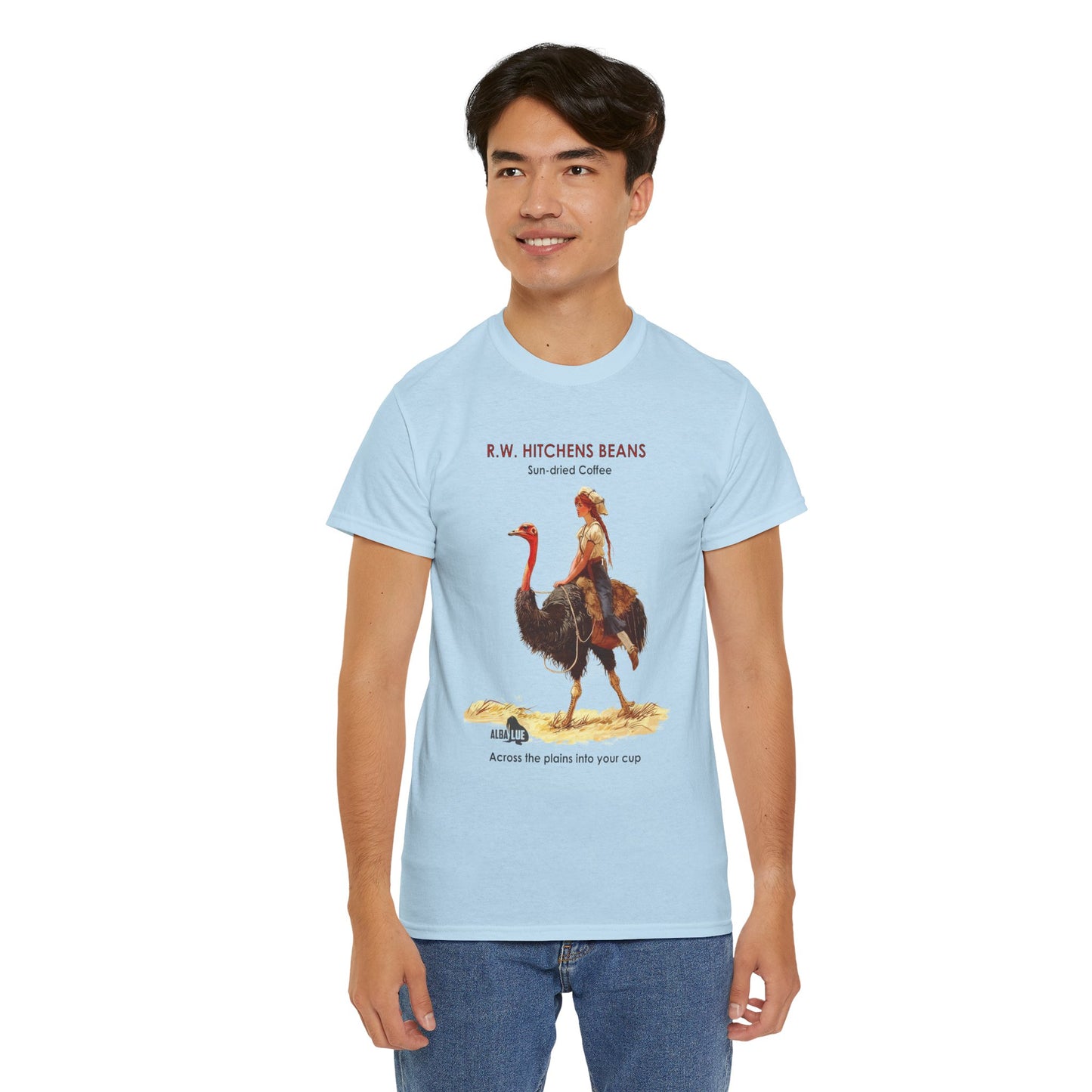 Vintage Ostrich Coffee Ad - T-Shirt