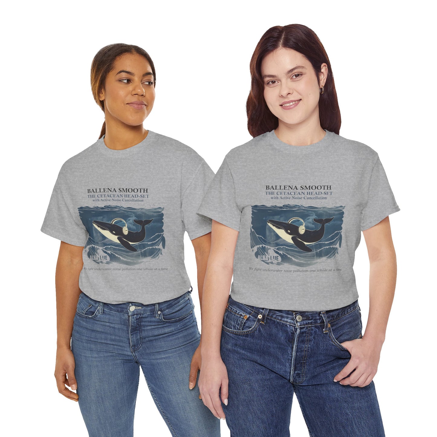 Whale Headphones - T-shirt