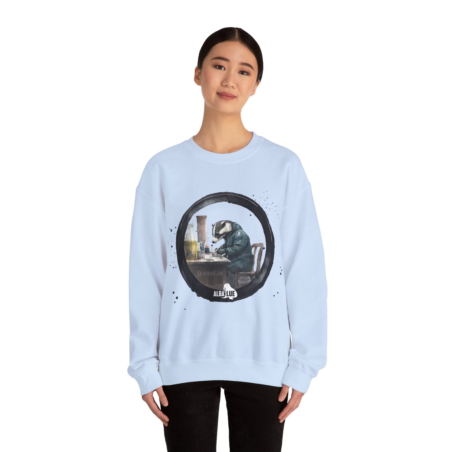 Badger in a Lab - Crewneck Sweatshirt