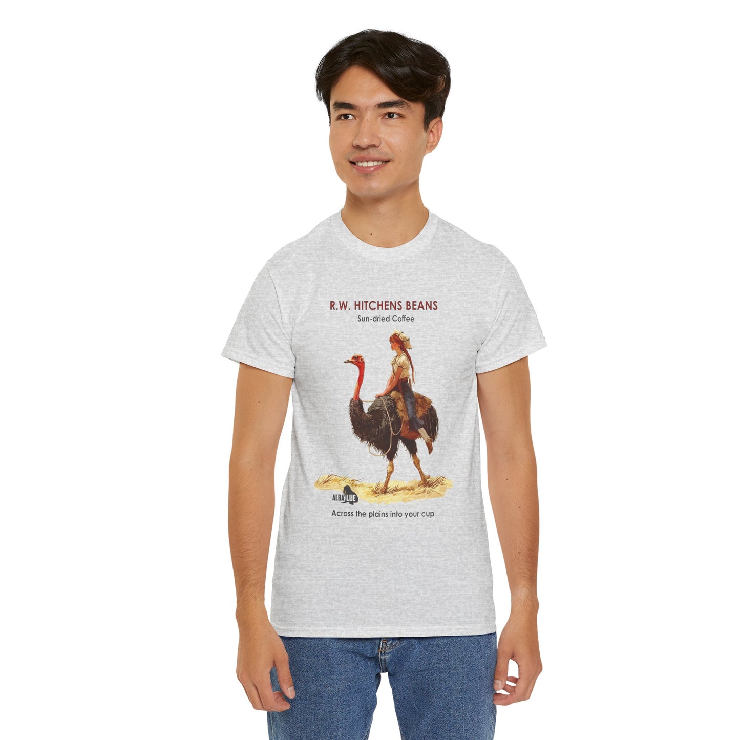 Vintage Ostrich Coffee Ad - T-Shirt