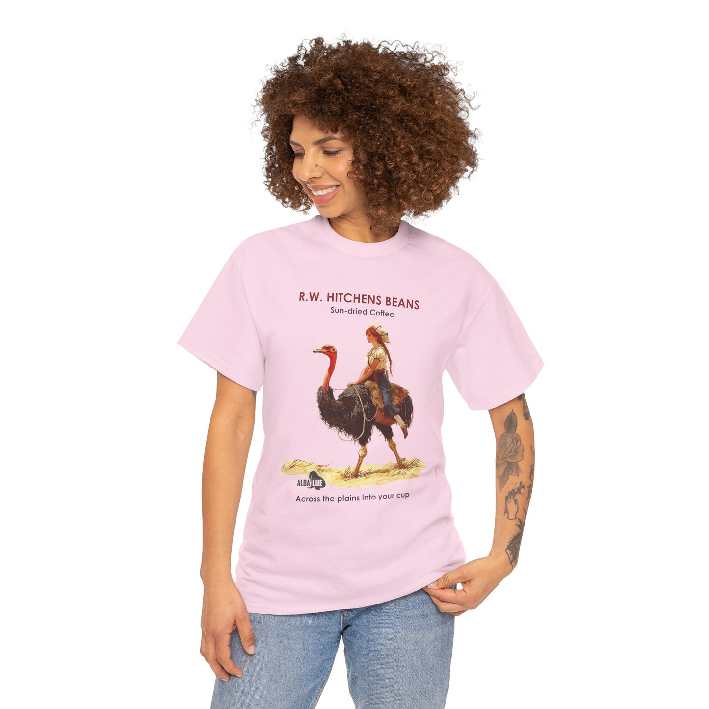 Vintage Ostrich Coffee Ad - T-Shirt