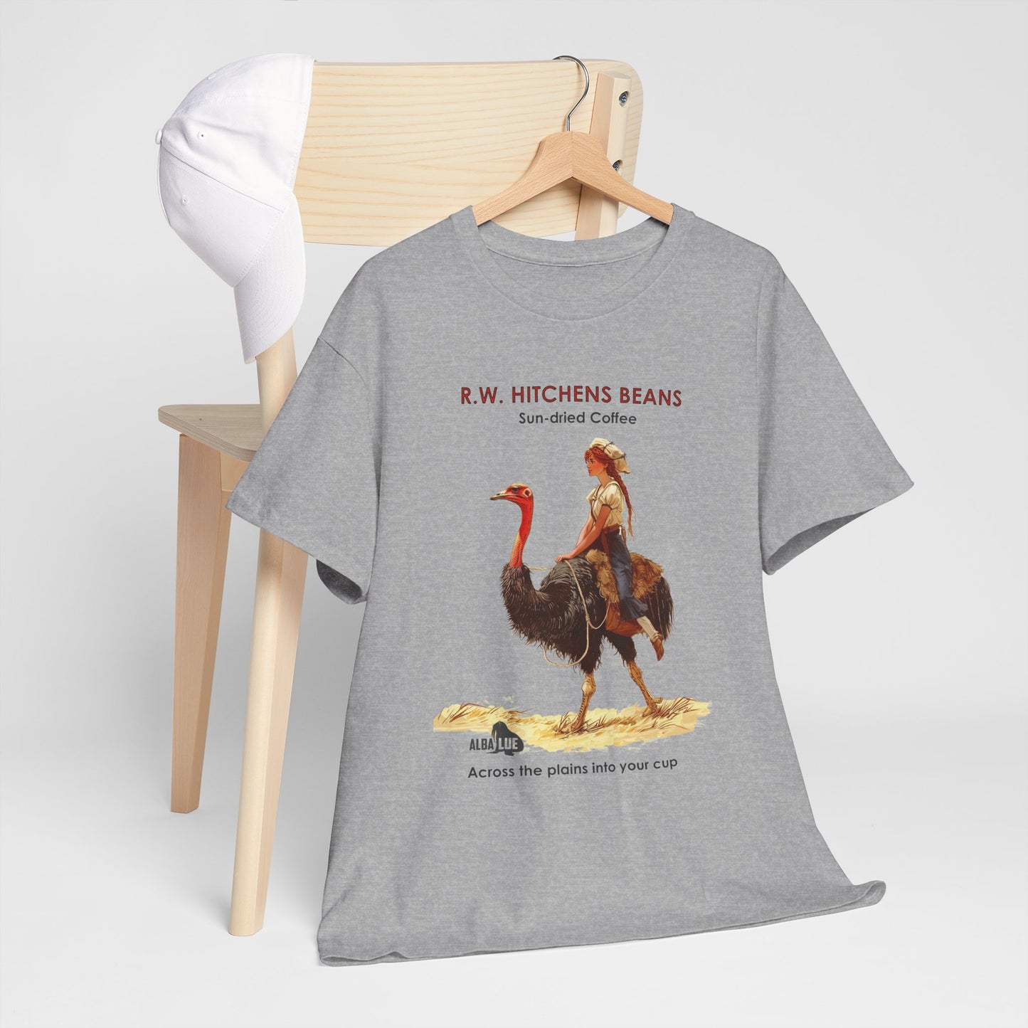 Vintage Ostrich Coffee Ad - T-Shirt