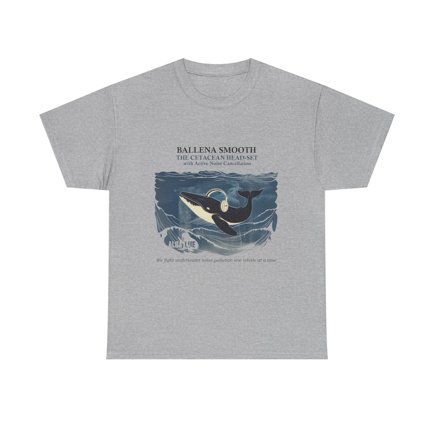 Whale Headphones - T-shirt
