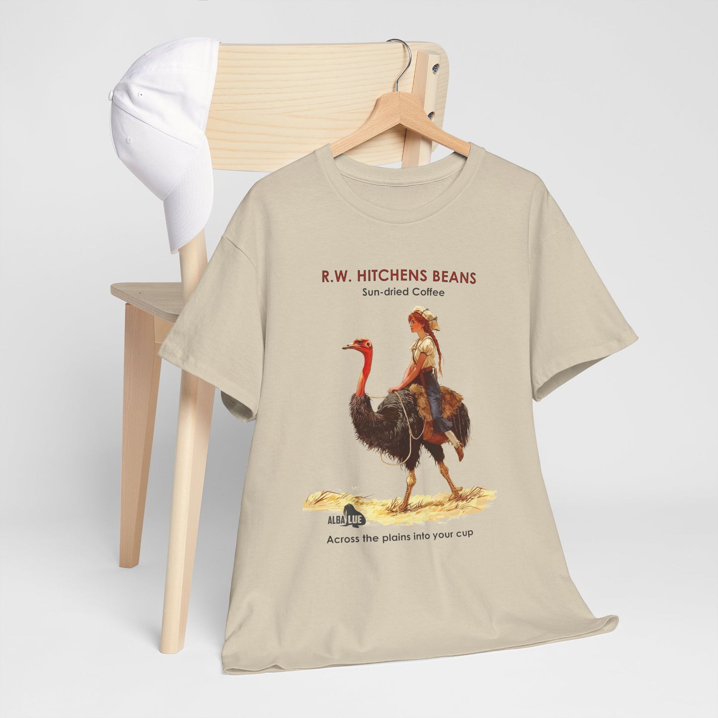 Vintage Ostrich Coffee Ad - T-Shirt
