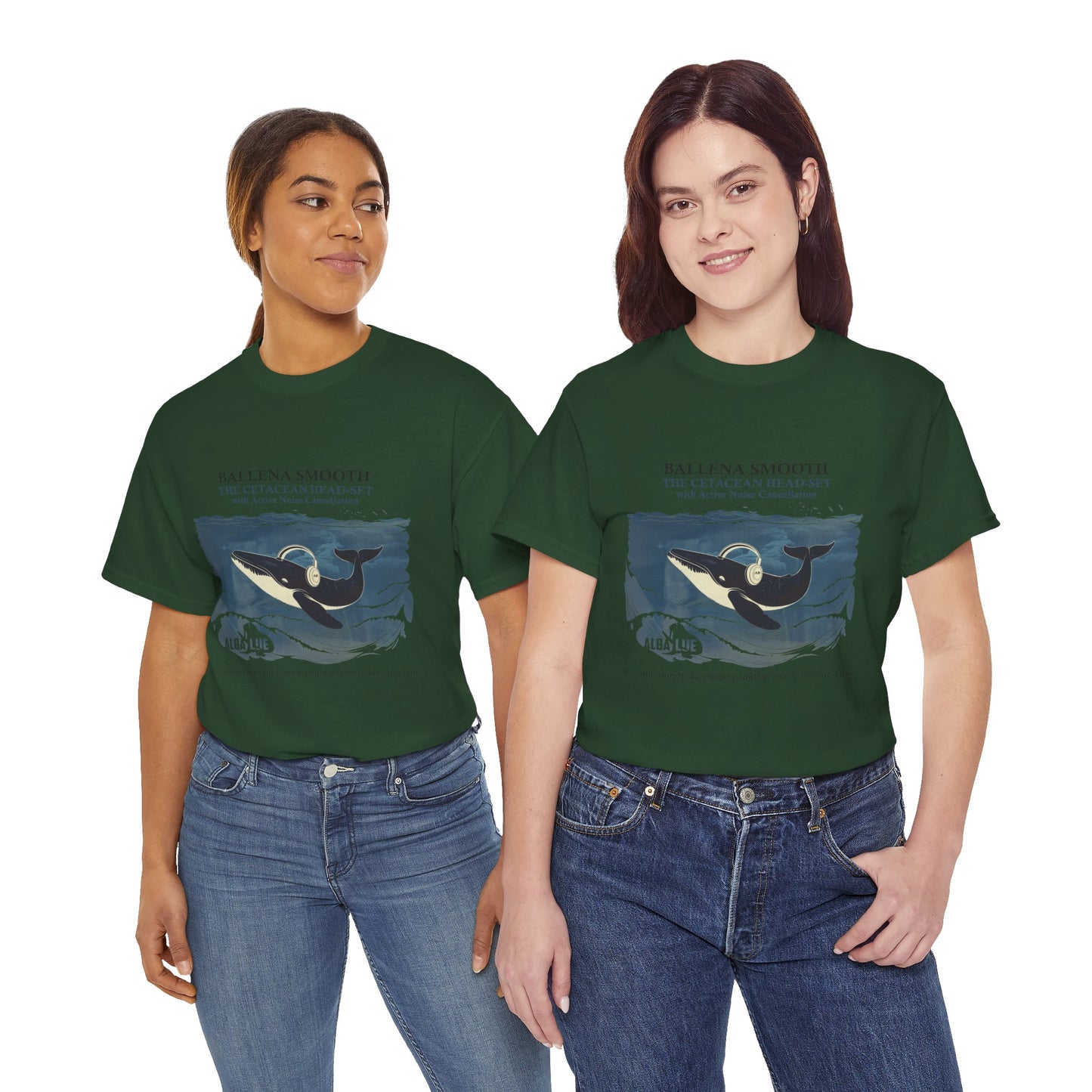 Whale Headphones - T-shirt