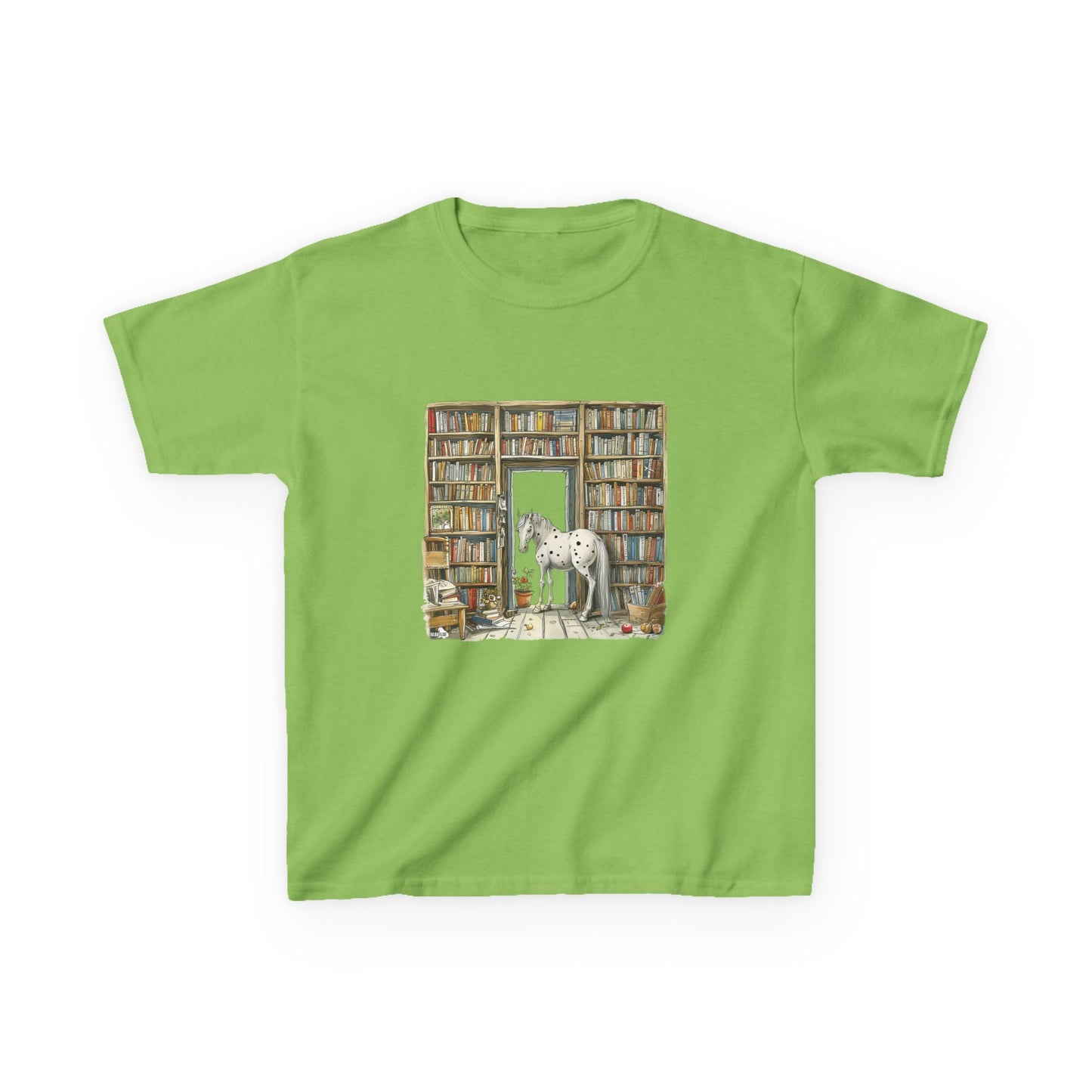 Horse in a Library - Youth T-shirt