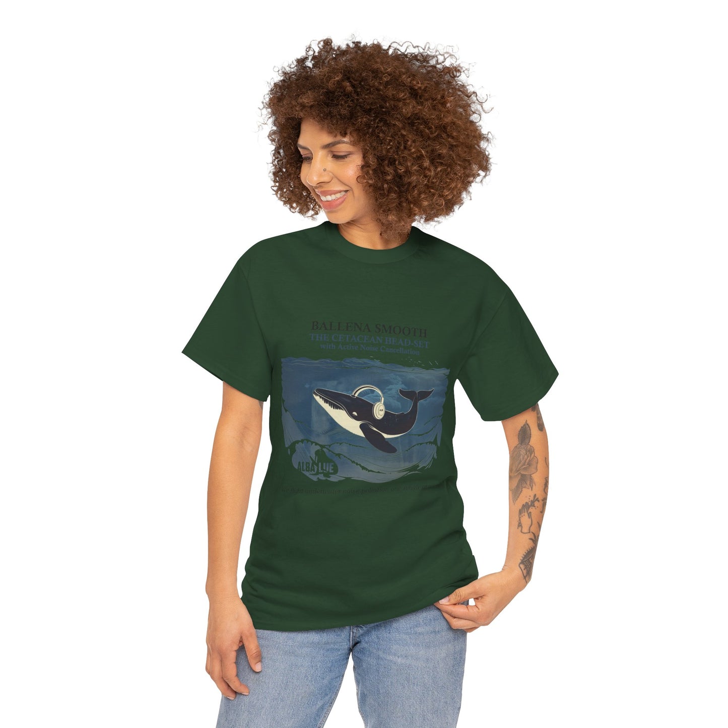 Whale Headphones - T-shirt